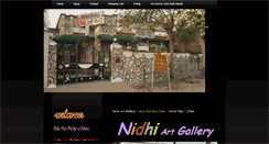 Desktop Screenshot of nidhiartgallery.in